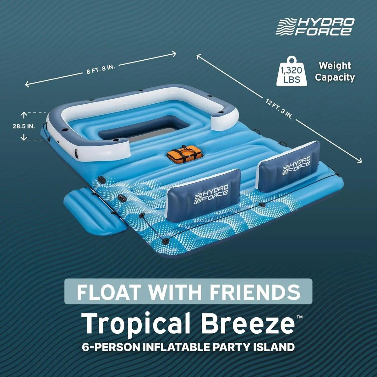 Inflatable Lounger | 6 Person Capacity | Toylandeu™