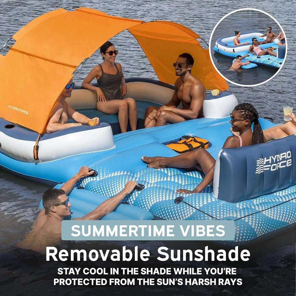 Inflatable Lounger | 6 Person Capacity | Toylandeu™