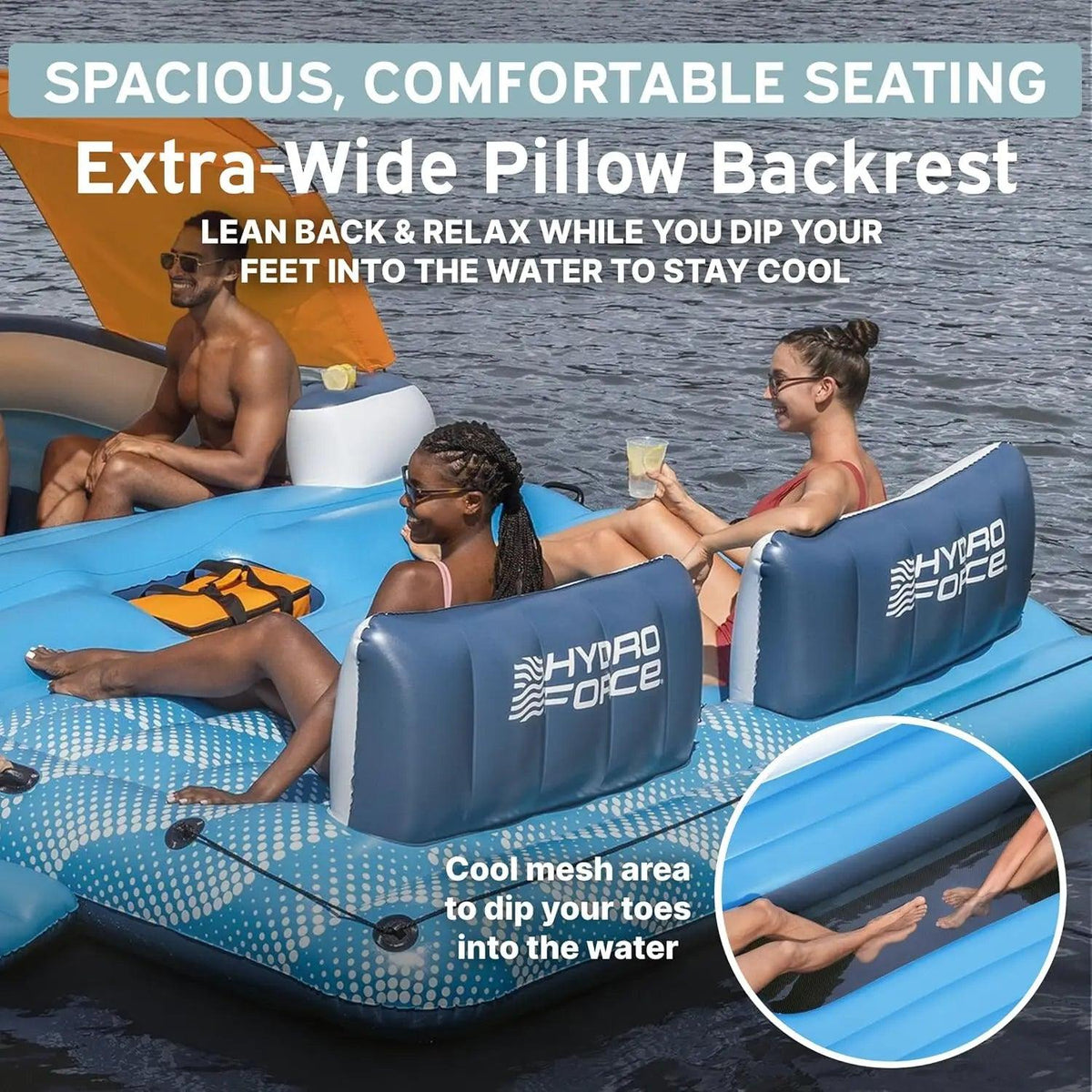 Inflatable Lounger | 6 Person Capacity | Toylandeu™