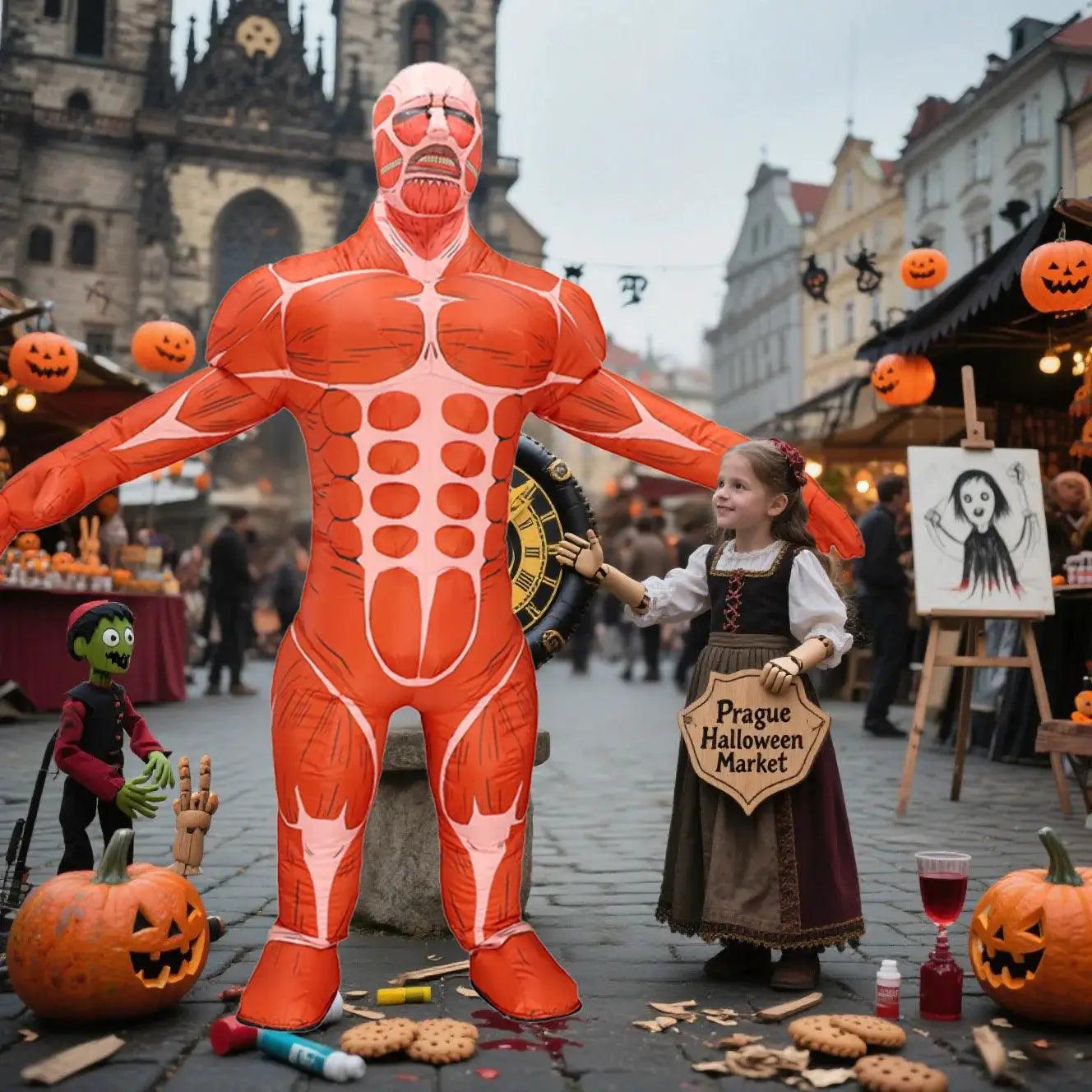  Inflatable Muscle Giant Mascot Costume Halloween Durable -  ToylandEU™