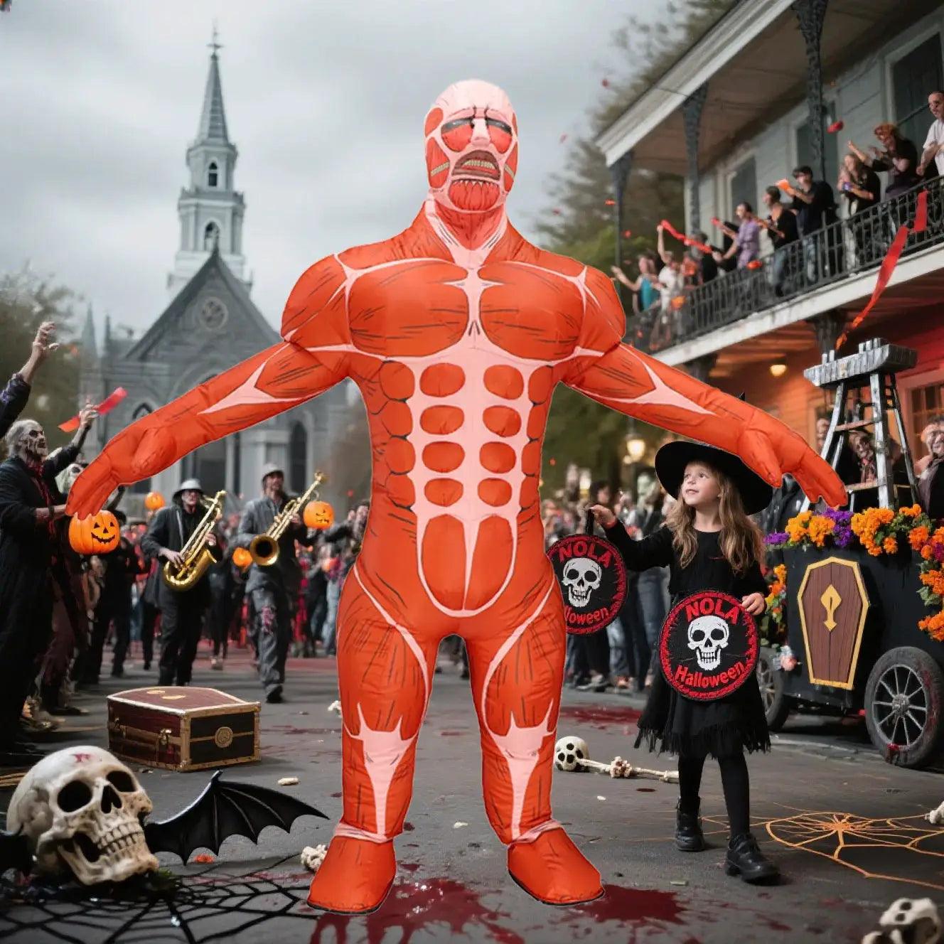  Inflatable Muscle Giant Mascot Costume Halloween Durable -  ToylandEU™