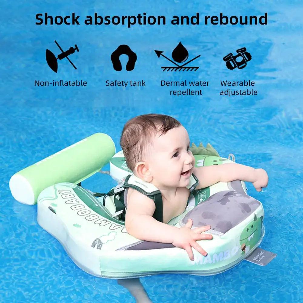  Non Inflatable Baby Swim Float With Durable Sun Canopy -  ToylandEU™