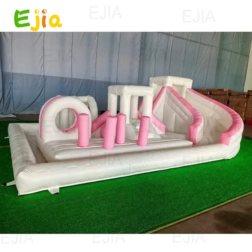 Inflatable Obstacle Course With Ball Pit For Parties - ToylandEU