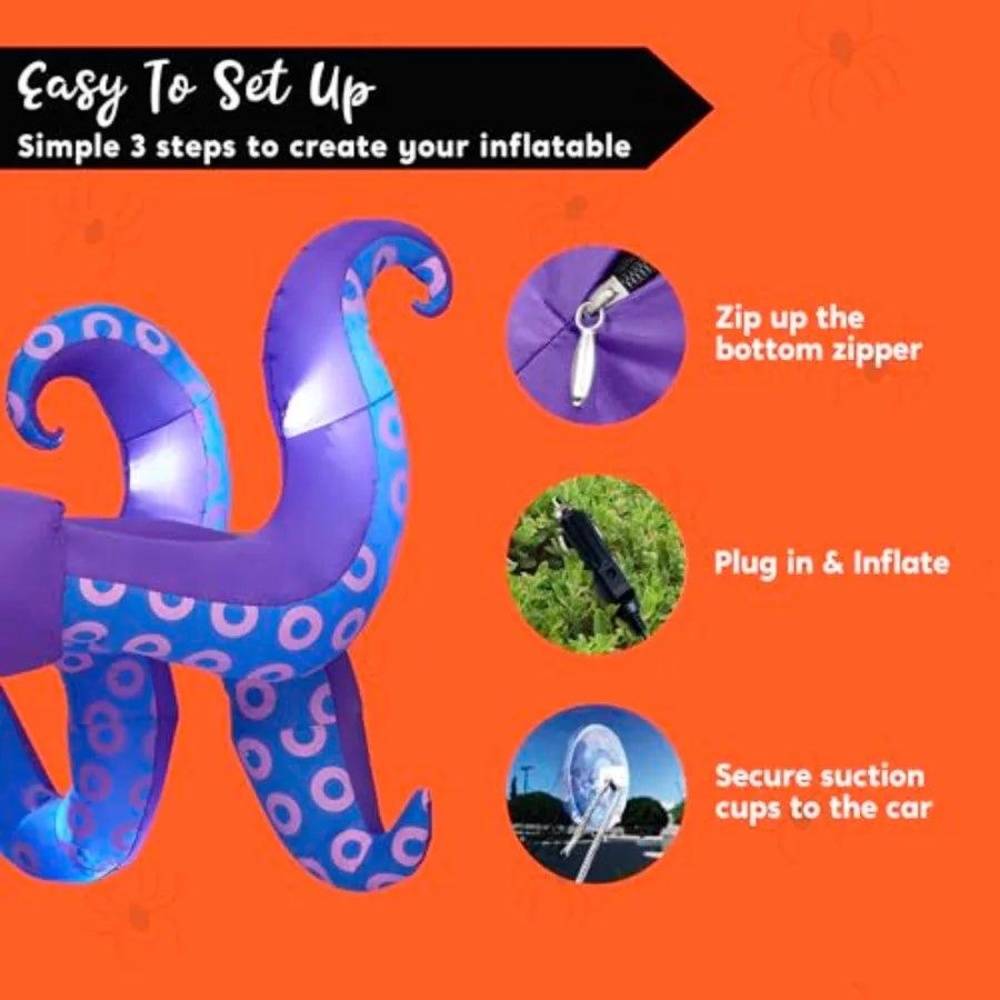 Inflatable Octopus Tentacle | LED | Toylandeu™