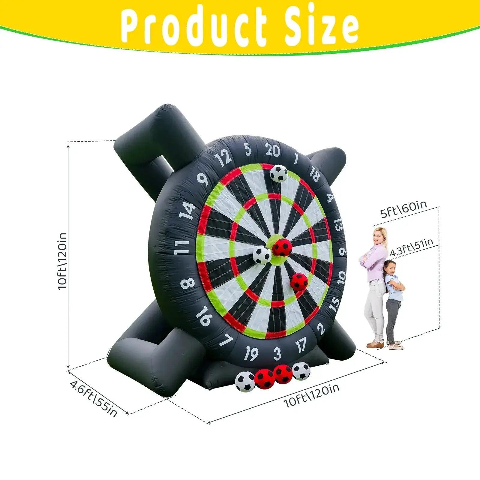  Giant Outdoor Inflatable Darts Board With Soccer Balls -  ToylandEU™