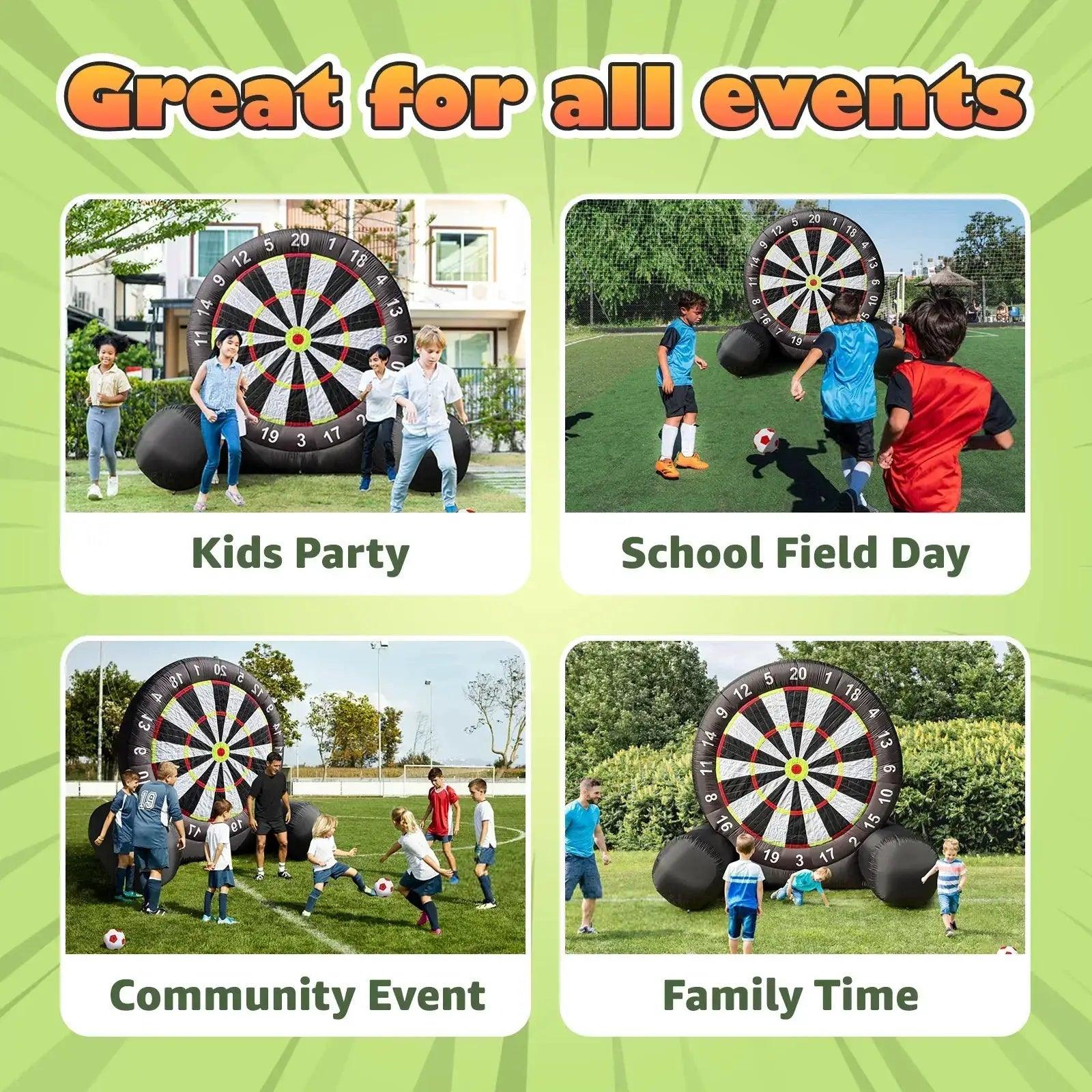  Giant Outdoor Inflatable Soccer Darts Board With Blower -  ToylandEU™