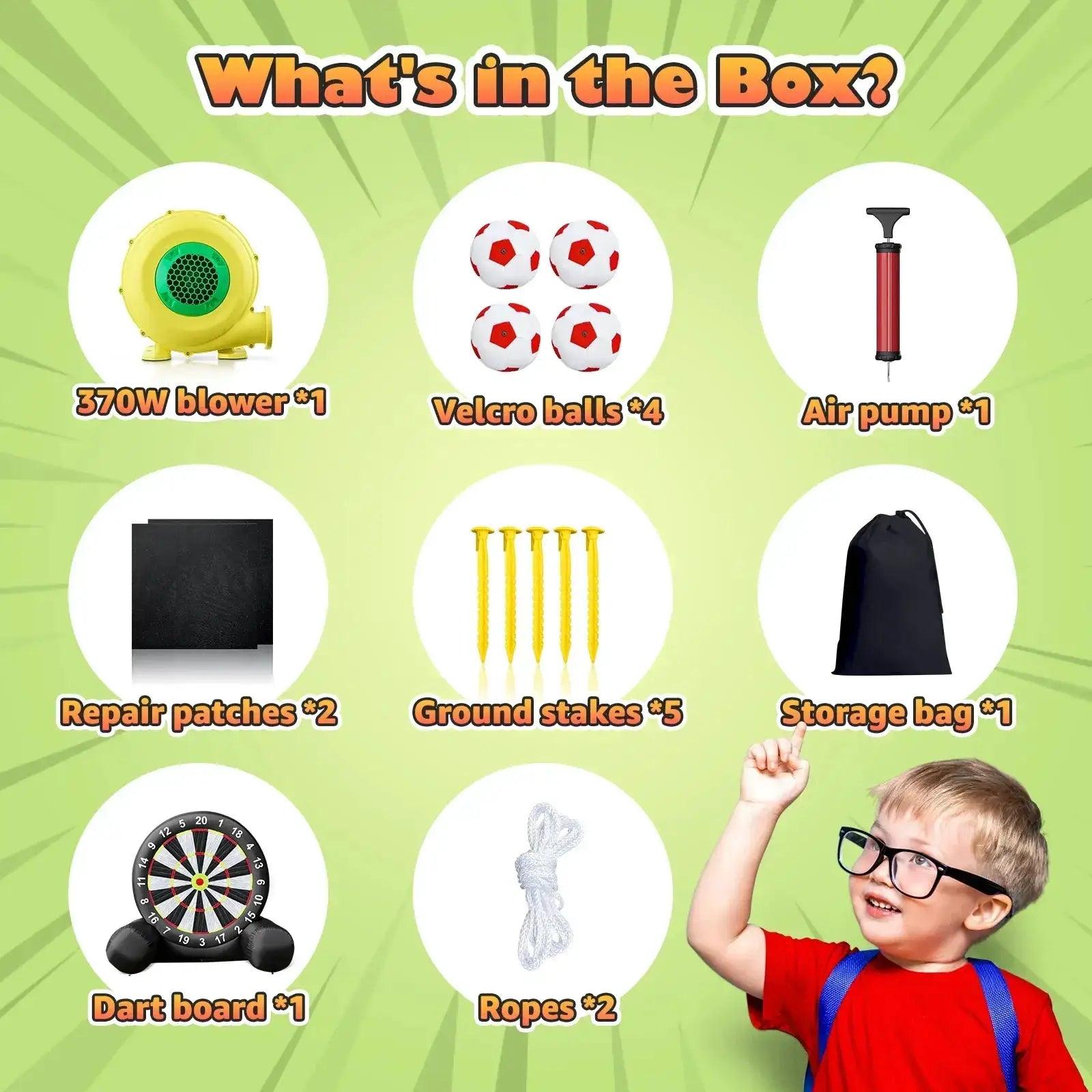  Giant Outdoor Inflatable Soccer Darts Board With Blower -  ToylandEU™