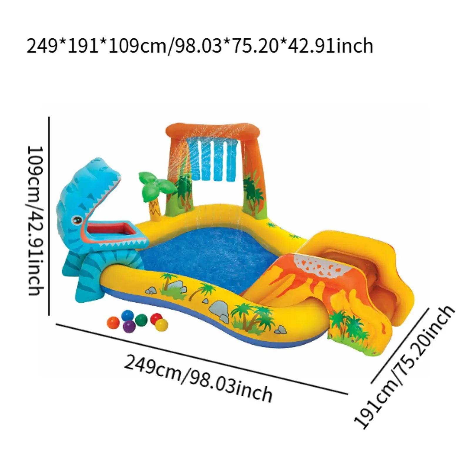 Inflatable Play Center Inflatable Kiddie Pool for Kids - ToylandEU