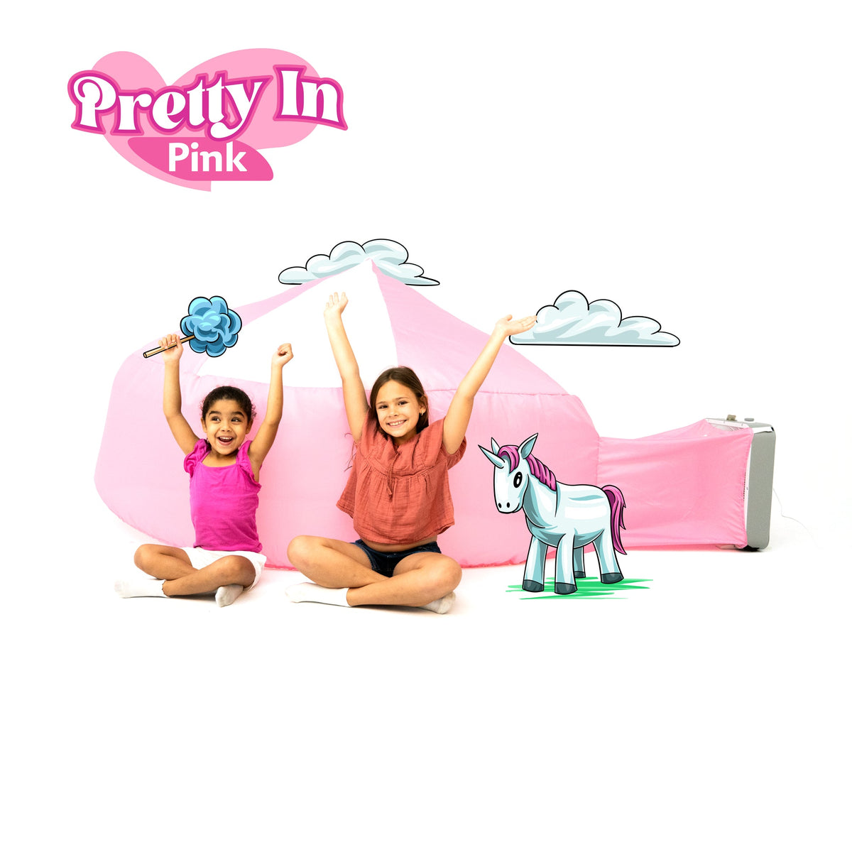 Inflatable Playhouse | Pink Princess Castle | Toylandeu™