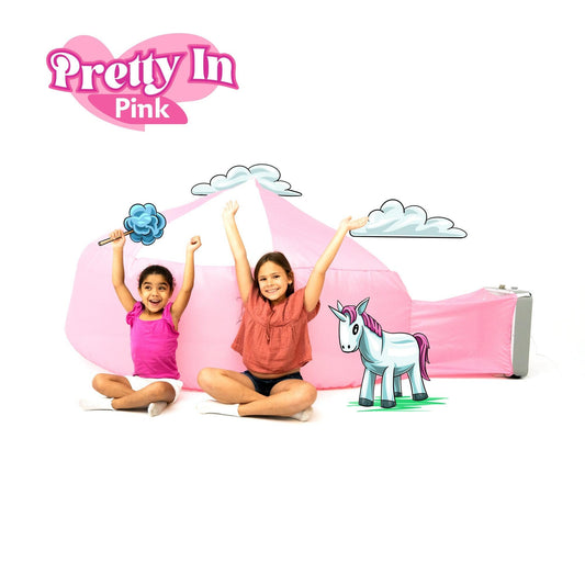 Inflatable Playhouse | Pink Princess Castle | Toylandeu™