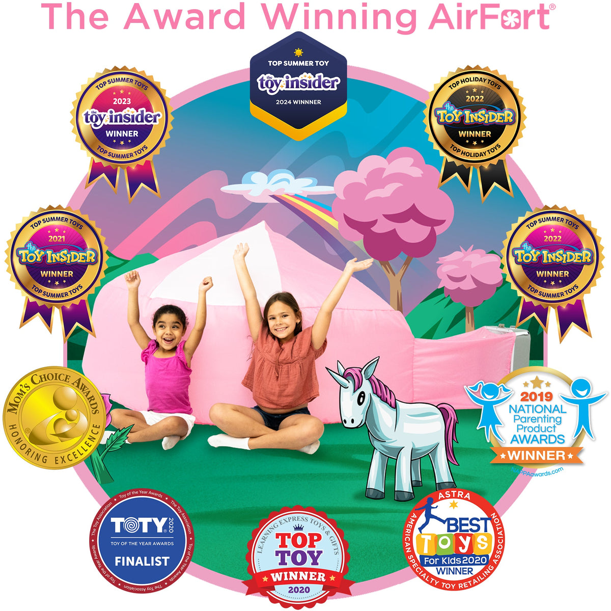 Inflatable Playhouse | Pink Princess Castle | Toylandeu™