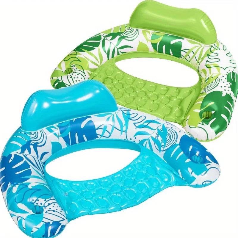 Inflatable Pool Chair | Cup Holders 2 Pack | Toylandeu™