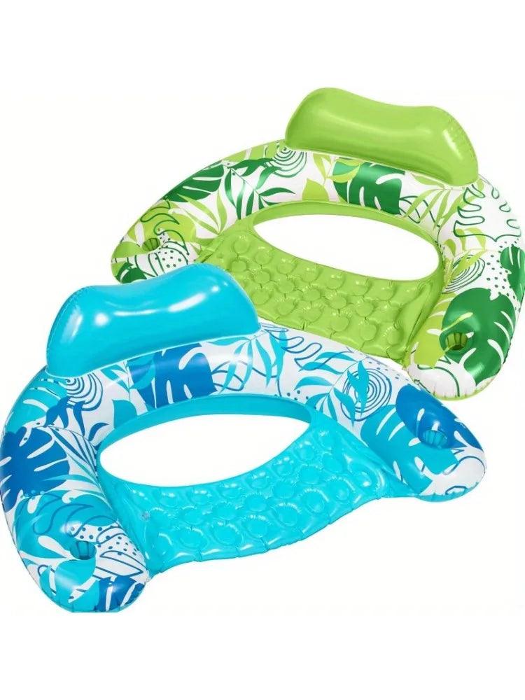 Inflatable Pool Chair | Cup Holders 2 Pack | Toylandeu™