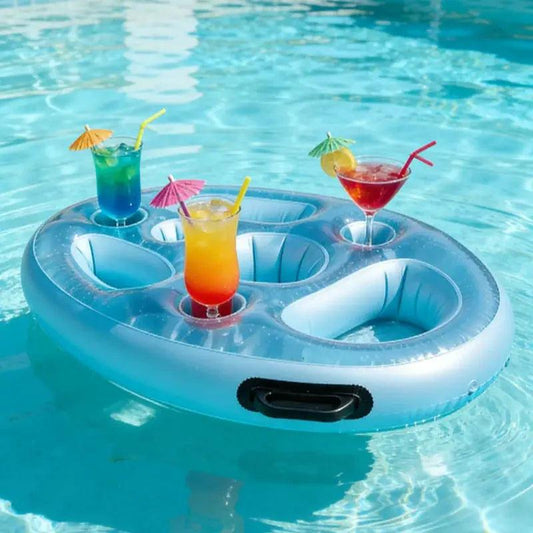 Inflatable Pool Cup Holder Keeps Drinks Afloat On Beach -  ToylandEU™