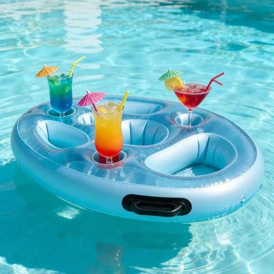  Inflatable Pool Cup Holder Keeps Drinks Afloat On Beach -  ToylandEU™