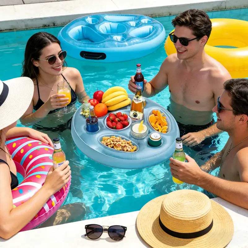  Inflatable Pool Cup Holder Keeps Drinks Afloat On Beach -  ToylandEU™