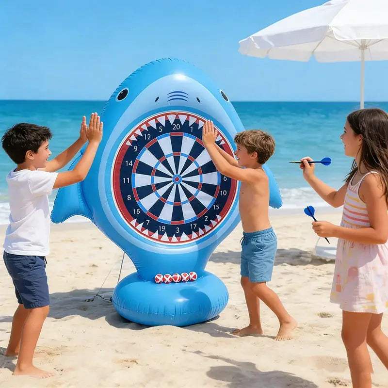 Inflatable Dart Board Water Game, Swimming Pool Float, Beach Outdoor Activities, Cool Summer Party Gift for Boys and Girls Aged 6 7 8 9 10 12 - ToylandEU