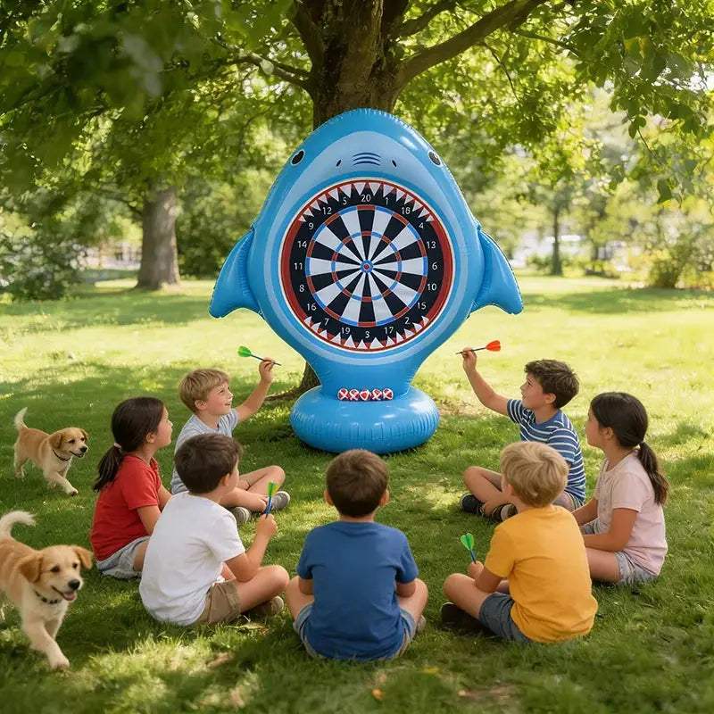 Inflatable Dart Board Water Game, Swimming Pool Float, Beach Outdoor Activities, Cool Summer Party Gift for Boys and Girls Aged 6 7 8 9 10 12 - ToylandEU