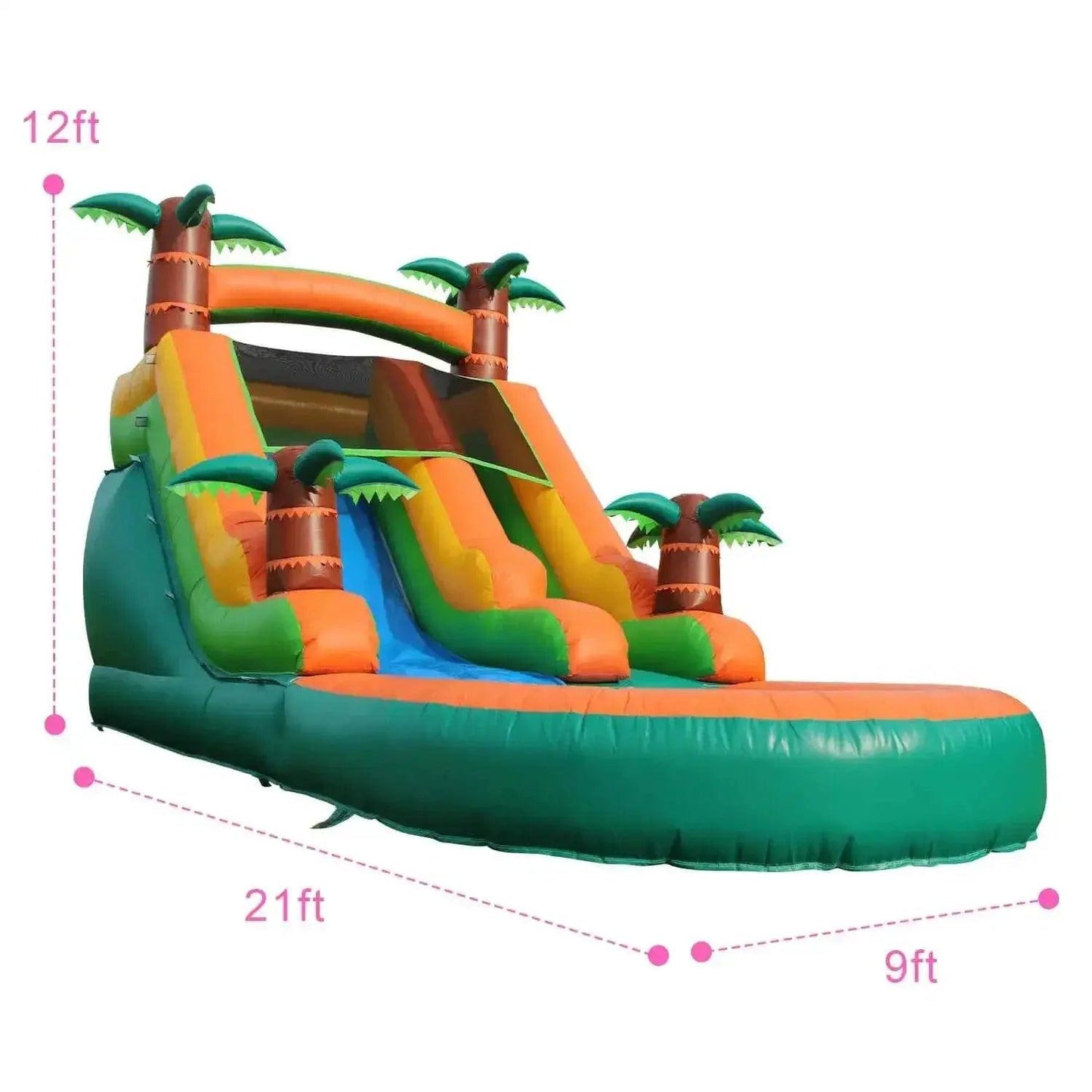  Inflatable Pool Double Slide Bubble Ball for Summer Fun -  ToylandEU™