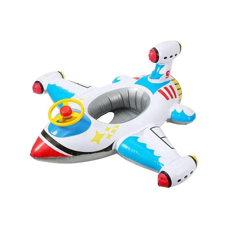  Aircraft Shape Baby Swim Ring Inflatable Pool Float -  ToylandEU™