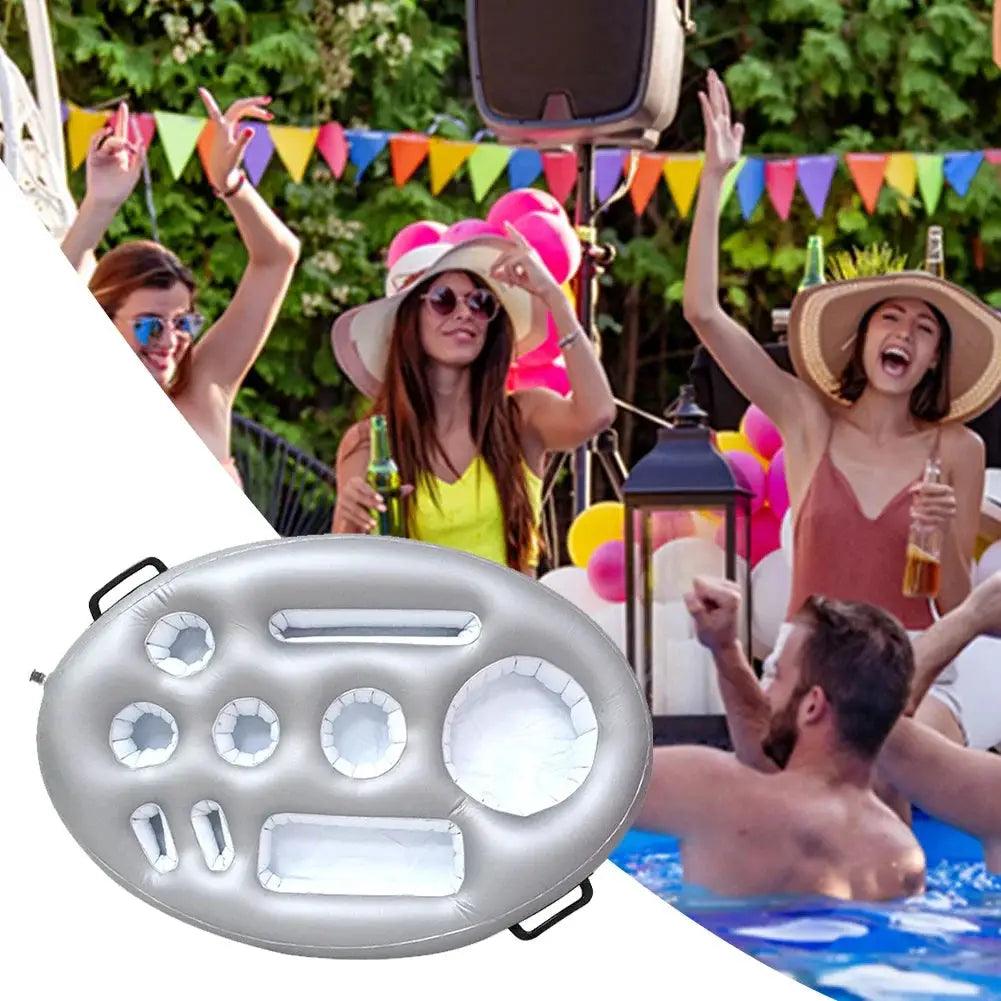  Inflatable Pool Float With Cup Holder And Beer Tray -  ToylandEU™