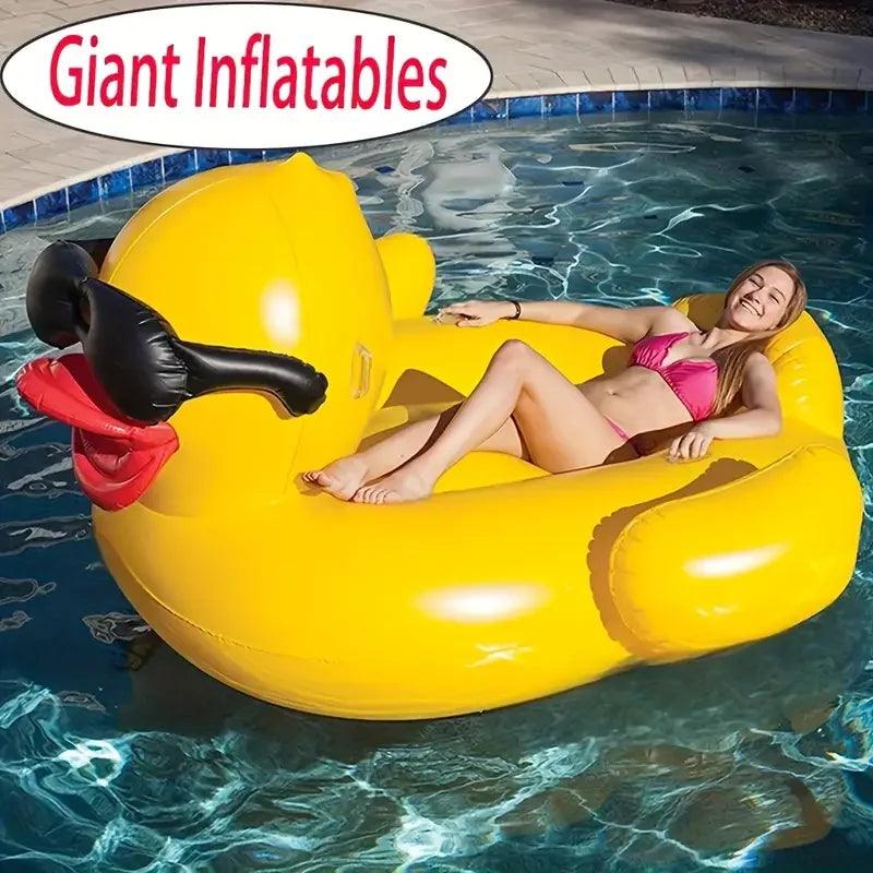 Inflatable Pool Float | Giant Duck | Toylandeu™