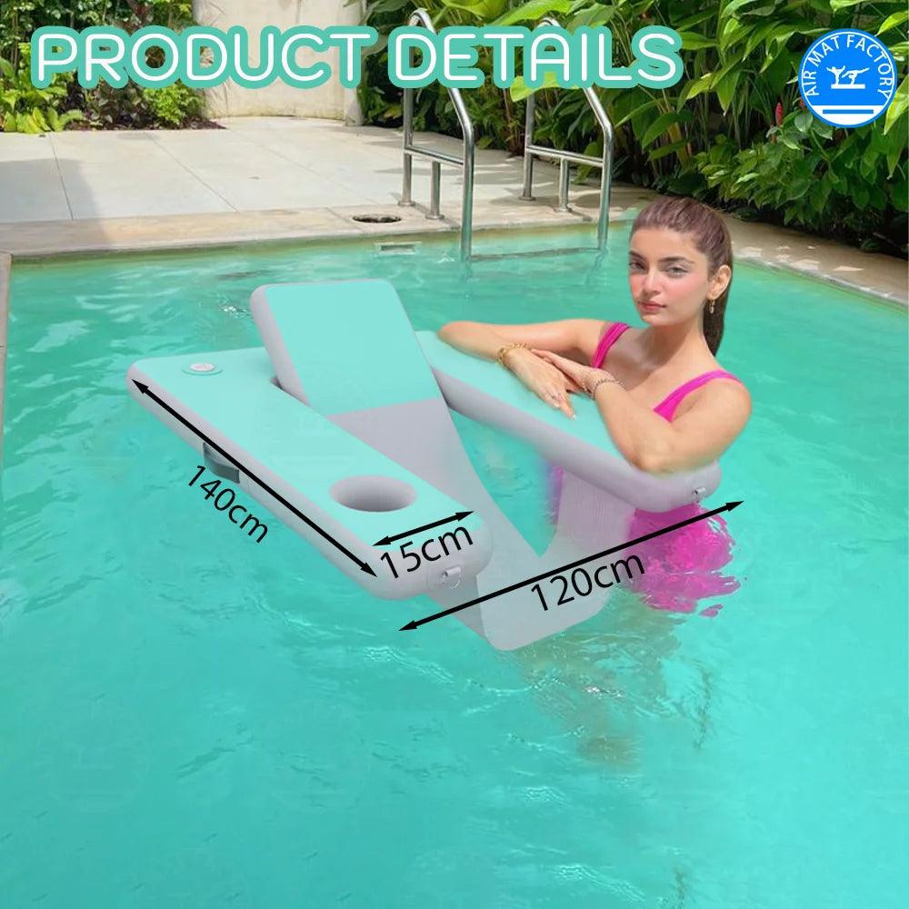 Inflatable Pool Float Lounger | Cup Holder | Toylandeu™