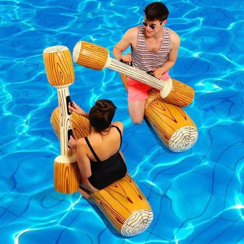  Two-Player Inflatable Pool Float With Double Handles -  ToylandEU™