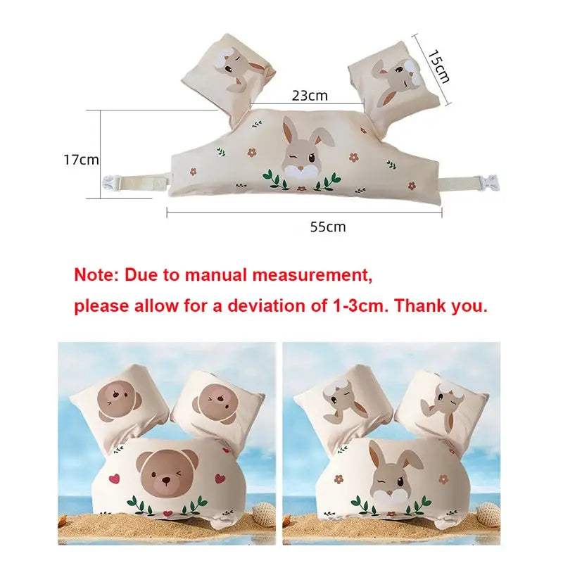 Pool Float Swimming Vest Inflatable Pool Accessory Water Toys Swim Pool Tube Swim Vest Foam Buoyancy Armbands - ToylandEU