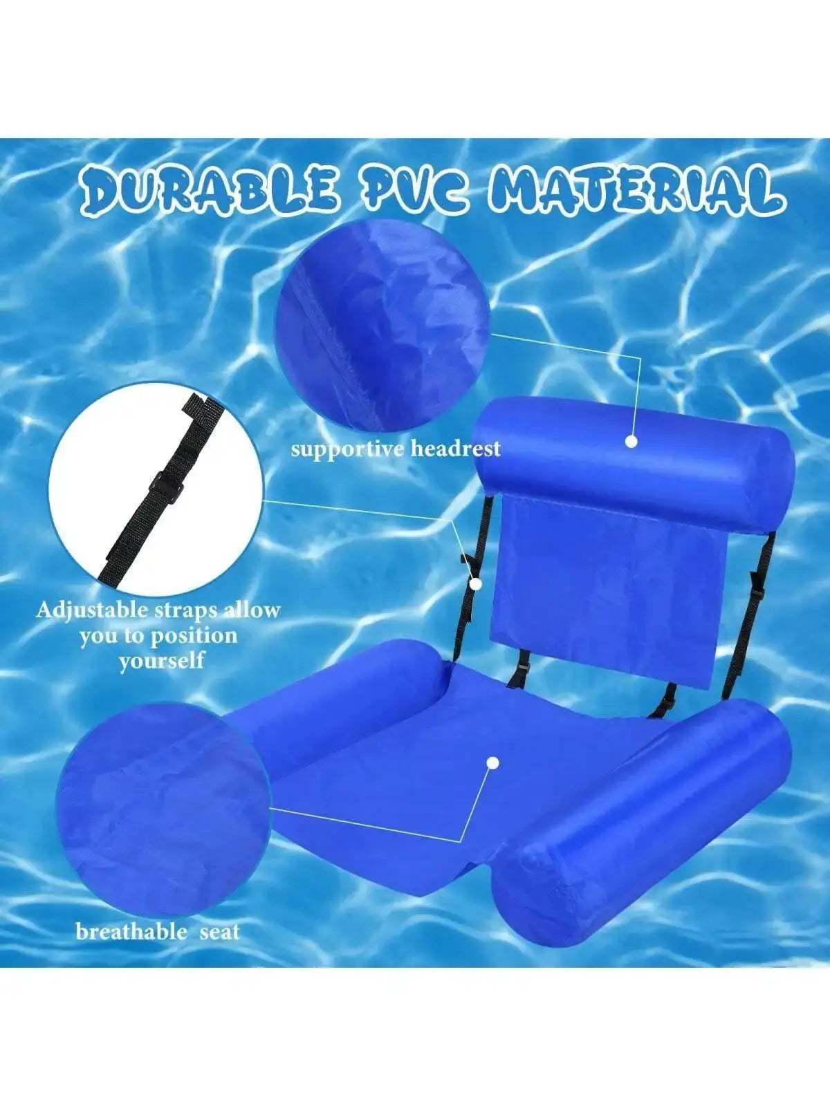  Inflatable Pool Float Water Hammock Premium Comfort -  ToylandEU™