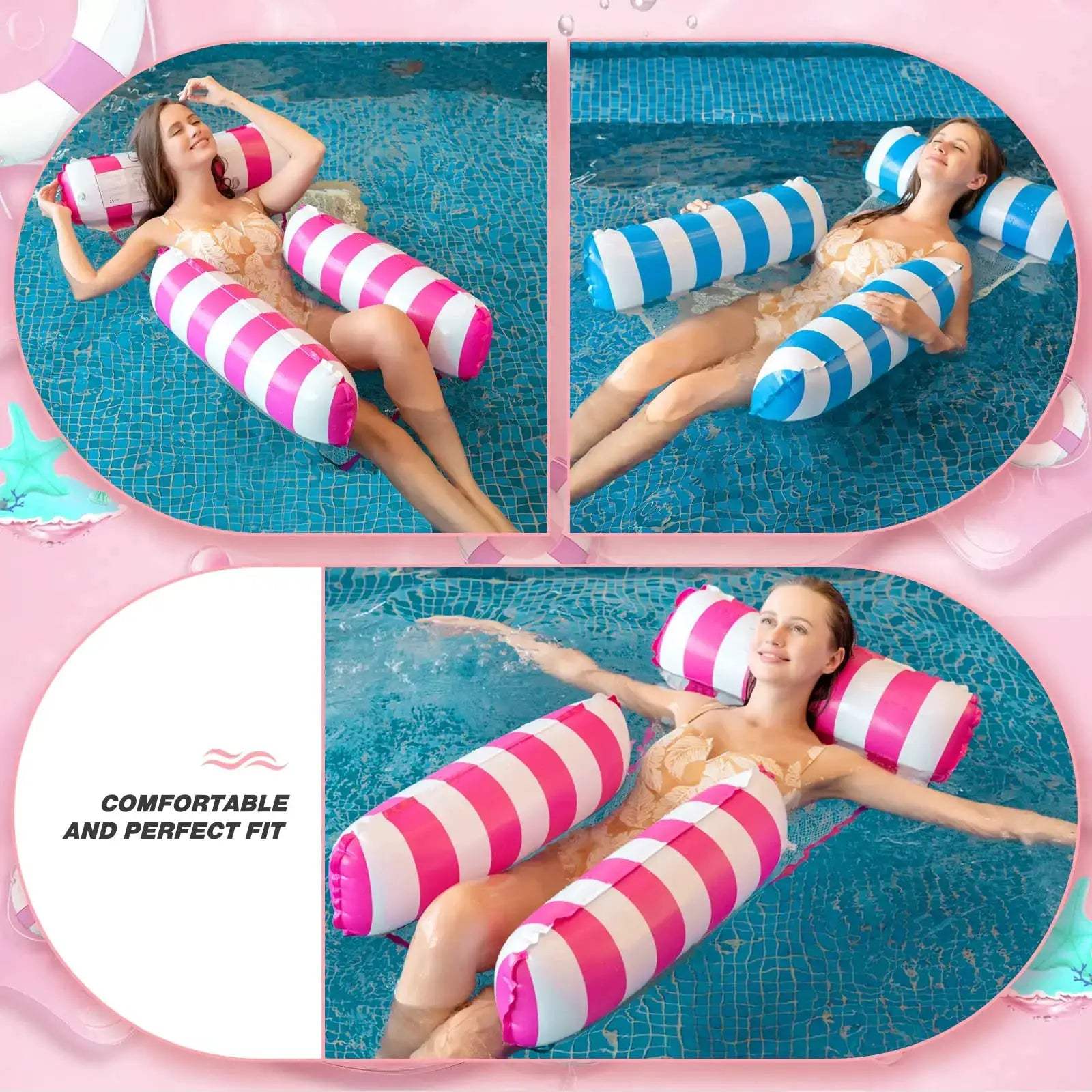  Inflatable Pool Float Water Hammock for Adults Relaxation -  ToylandEU™