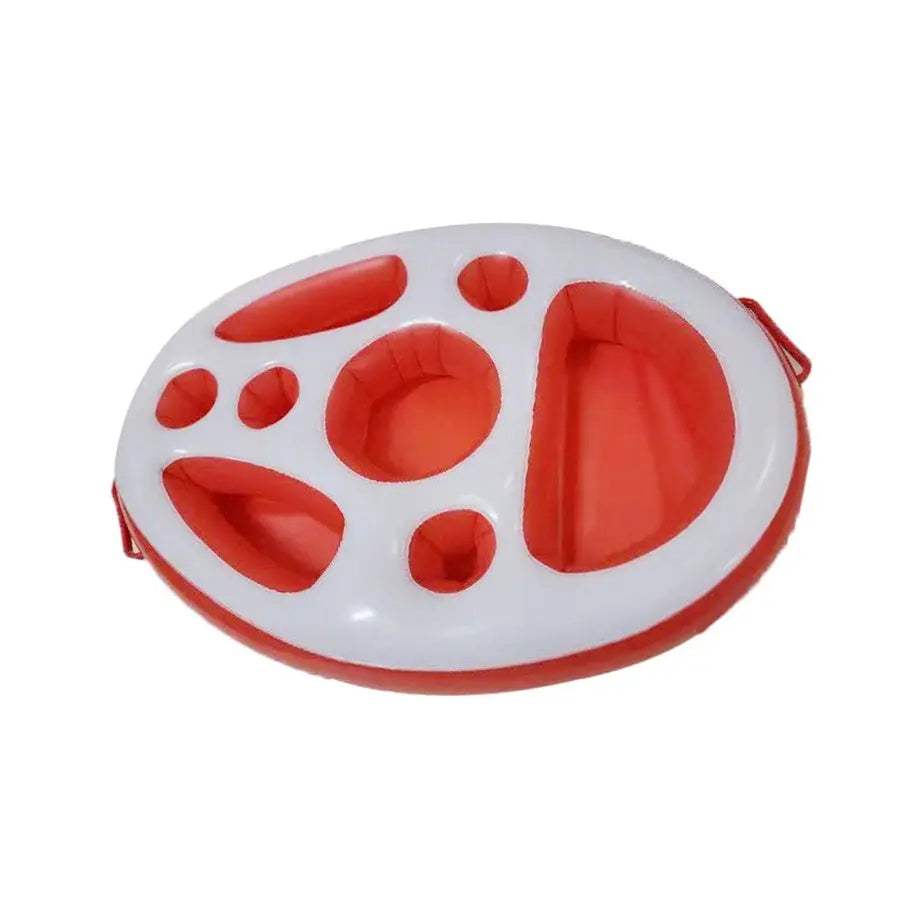 Inflatable Water Ice Bar Summer Party Ice Tray Swimming Pool Party Inflatable Beverage Rack Beach Porous Tray Water Carnival - ToylandEU
