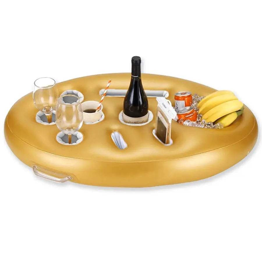 Inflatable Water Ice Bar Summer Party Ice Tray Swimming Pool Party Inflatable Beverage Rack Beach Porous Tray Water Carnival - ToylandEU