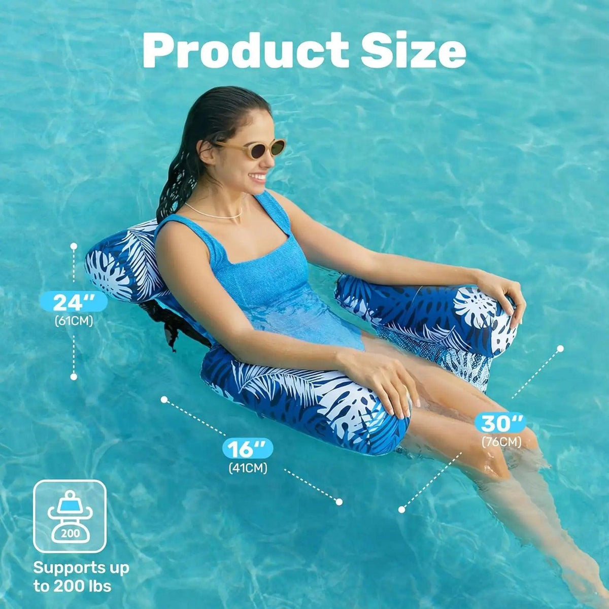 Inflatable Pool Lounger Adults Recliner Toylandeu™