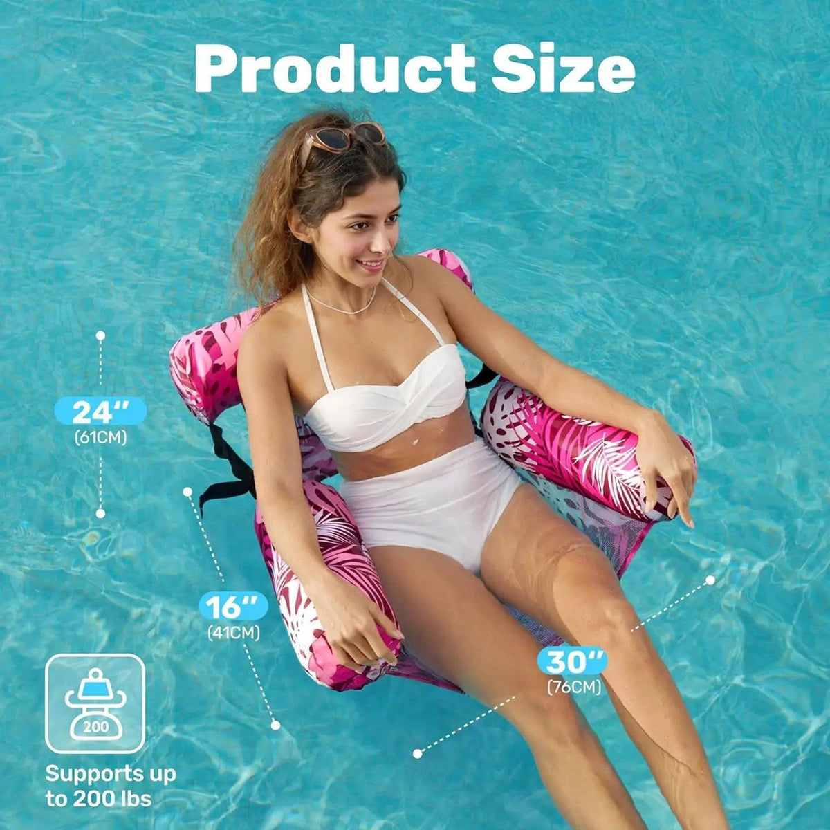 Inflatable Pool Lounger Adults Recliner Toylandeu™