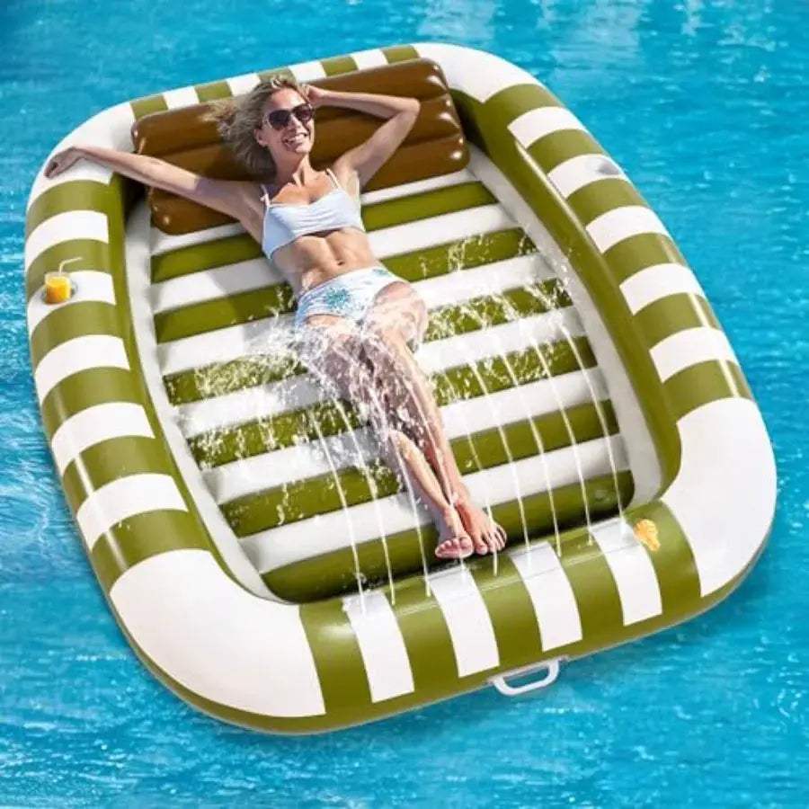  Inflatable Pool Lounger Float 80x66 Durable For Adults -  ToylandEU™