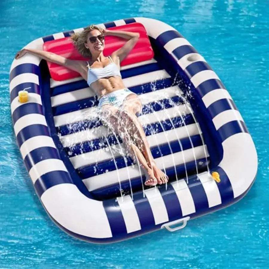  Inflatable Pool Lounger Float 80x66 Durable For Adults -  ToylandEU™