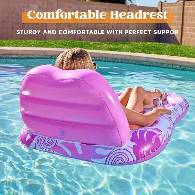 Inflatable Pool Lounger | PVC Material | Toylandeu™