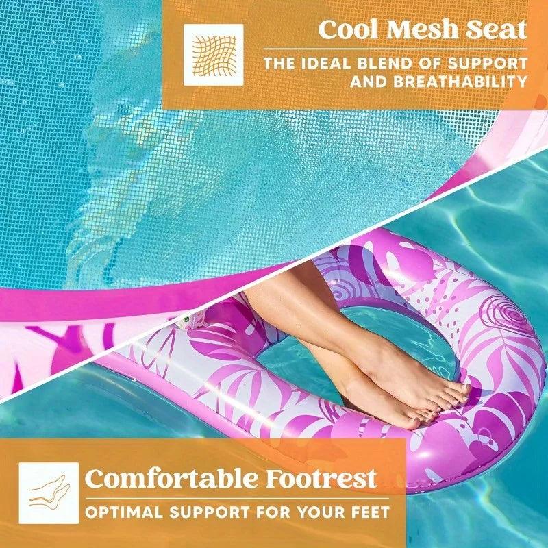 Inflatable Pool Lounger | PVC Material | Toylandeu™