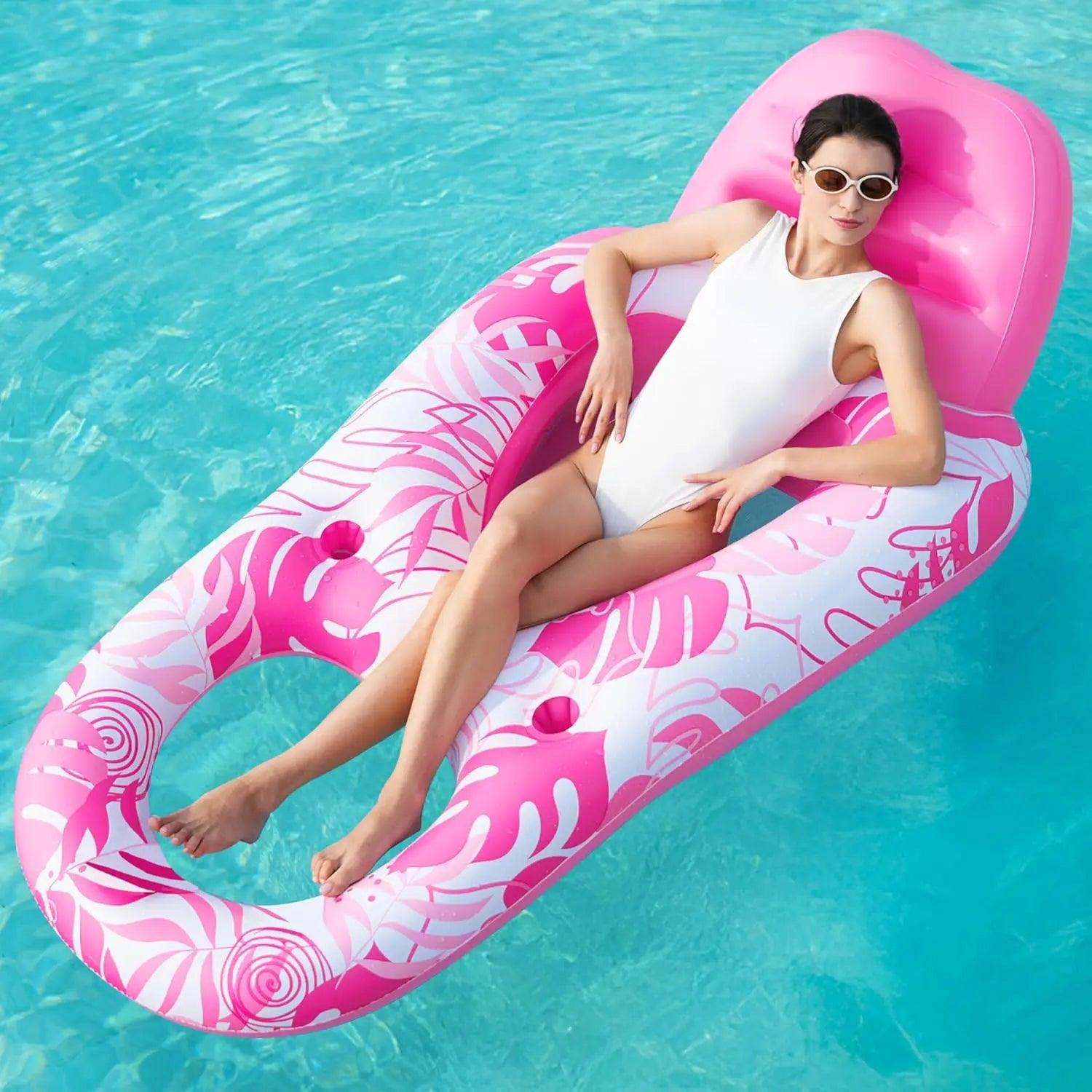 Inflatable Pool Lounger | PVC Material | Toylandeu™