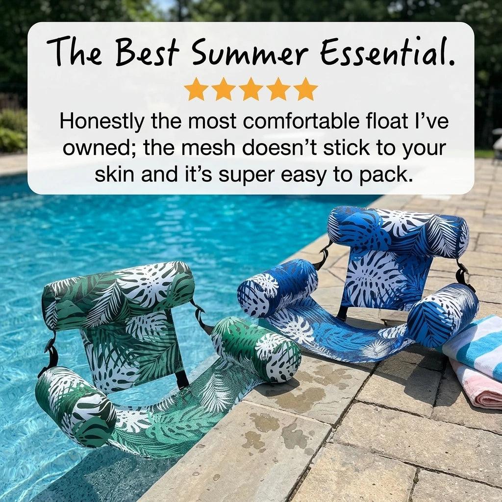 Inflatable Pool Lounger | Tropical Print | Toylandeu™