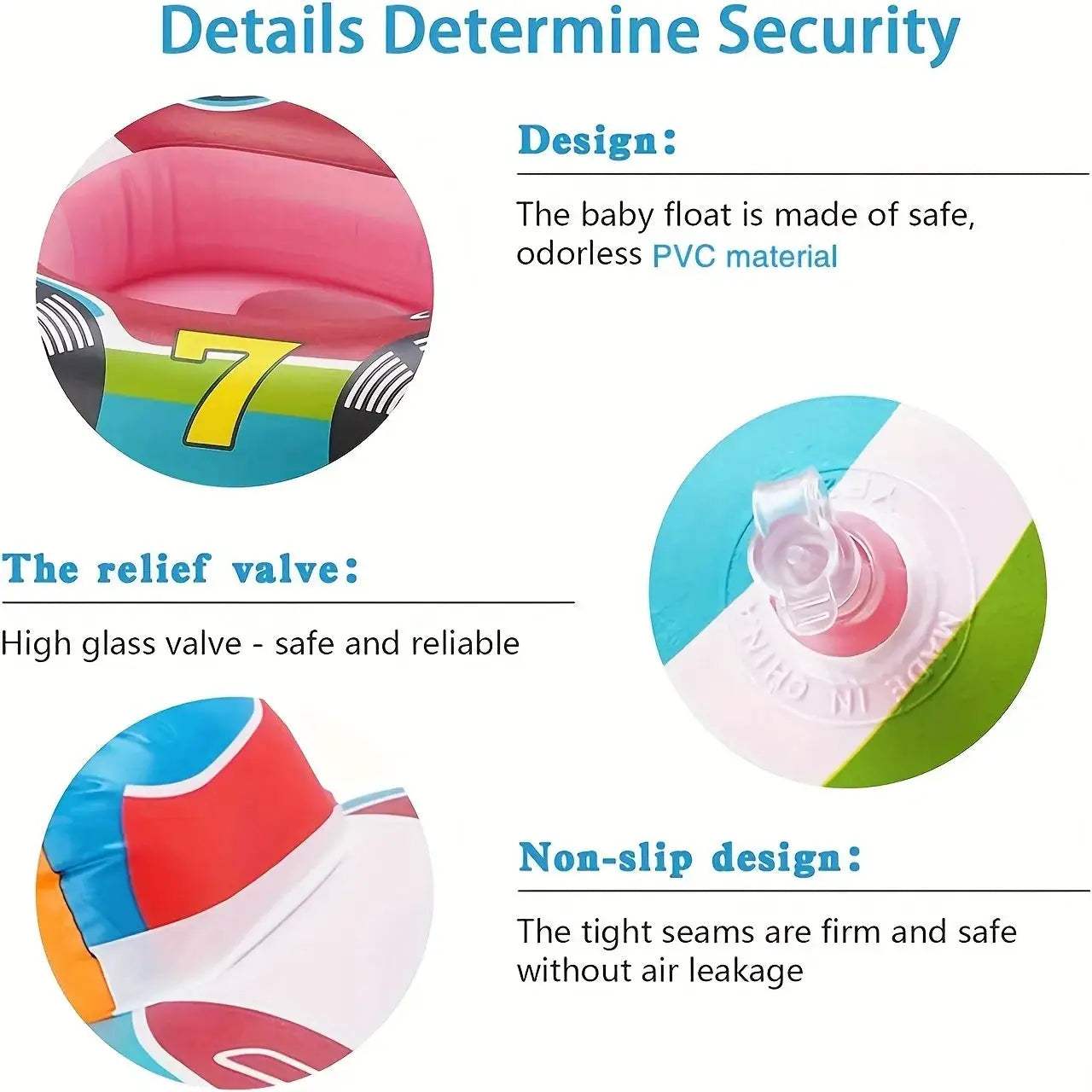  Inflatable Pool Seat TearResistant PVC For Beach Fun -  ToylandEU™