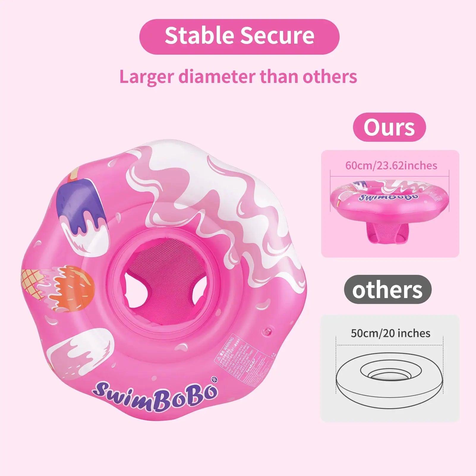  Swimbobo Pink Baby Seat Ring Safe Inflatable Pool Toy -  ToylandEU™