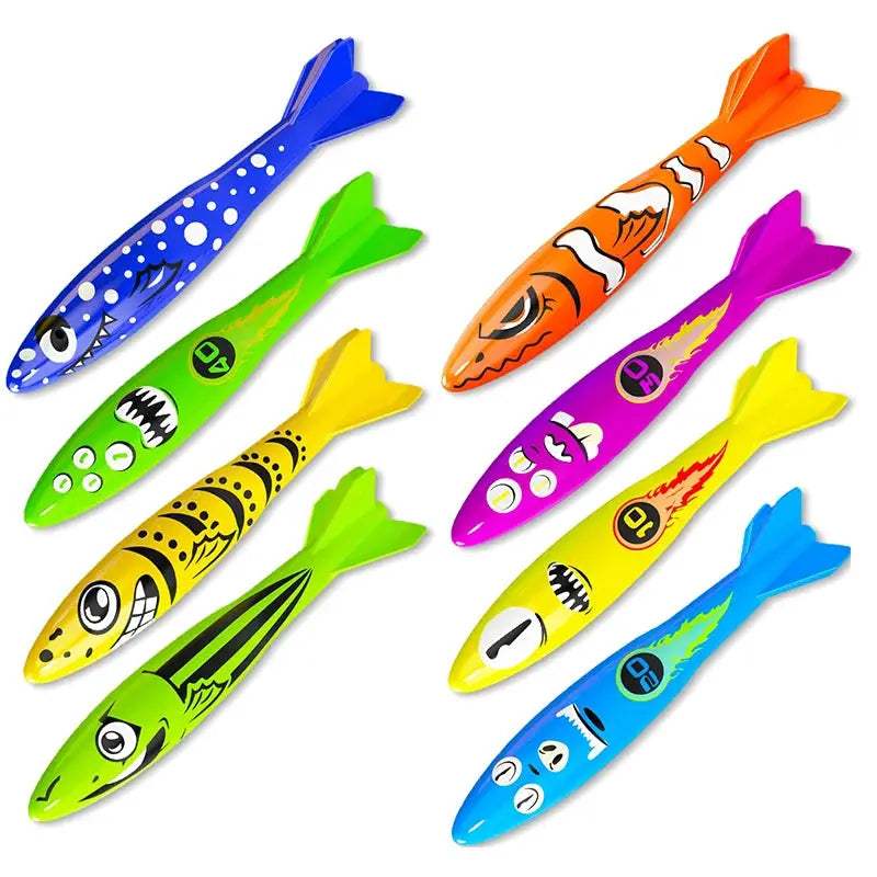  Inflatable Pool Toys Treasure Hunt Set Dolphin Rings -  ToylandEU™