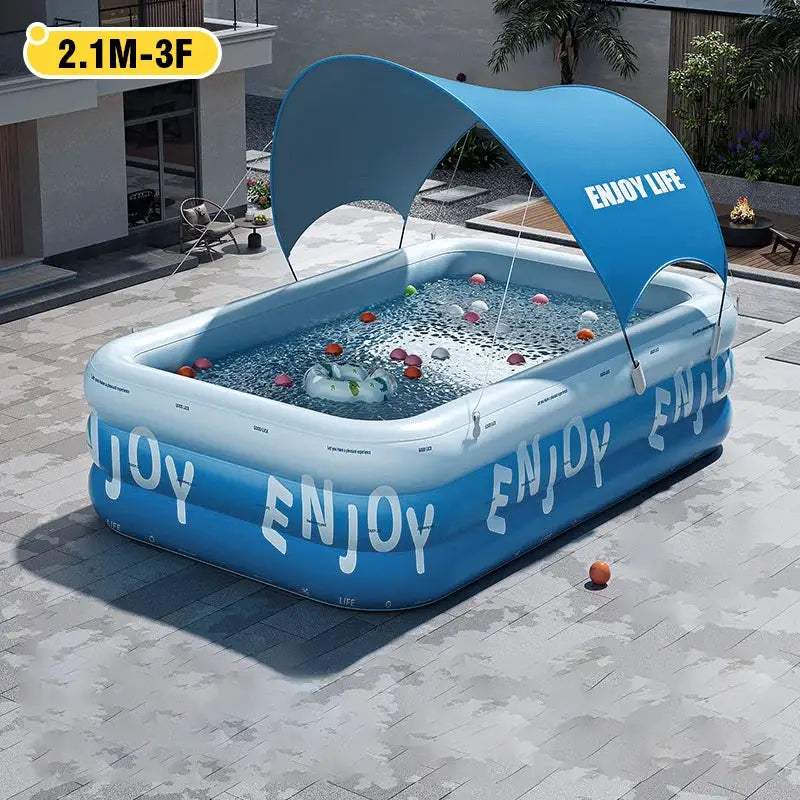  Inflatable Pool Canopy for Outdoor Family Fun Sun Shade -  ToylandEU™