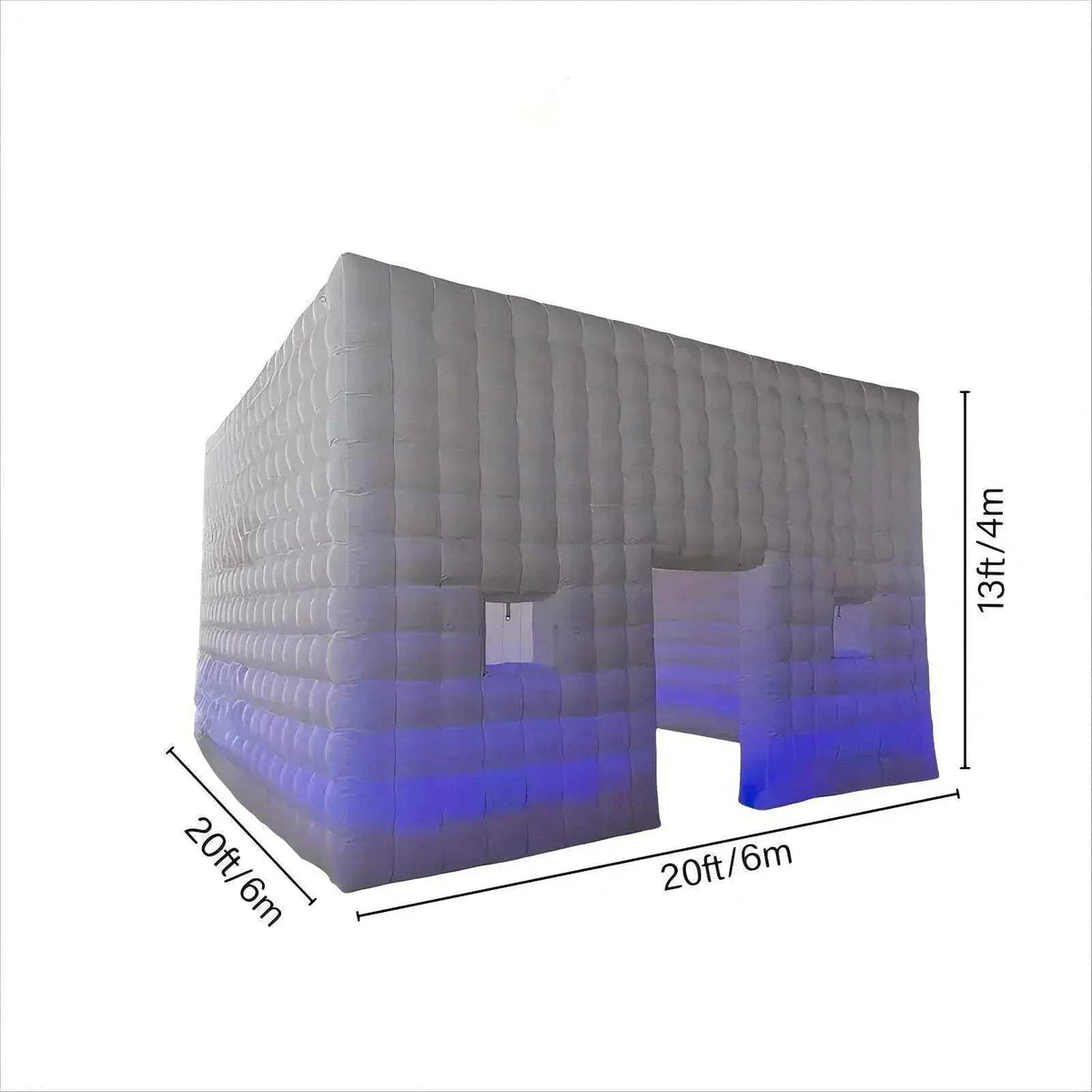  Portable Large LED Inflatable Air Cube Tent House with Blower -  ToylandEU™