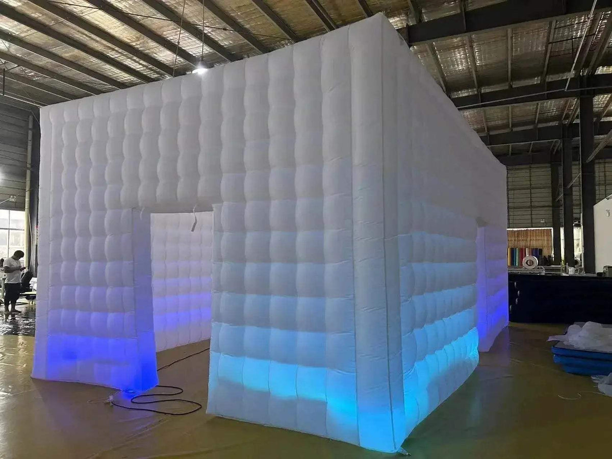  Portable Large LED Inflatable Air Cube Tent House with Blower -  ToylandEU™