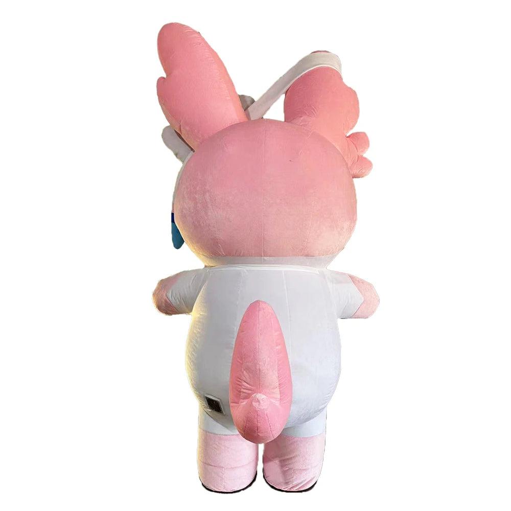  Inflatable Rabbit Costume For Adults Parade Accessory 