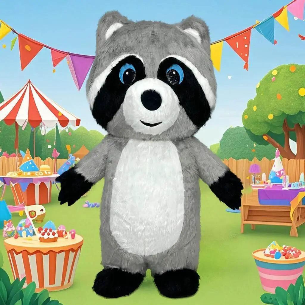  Deluxe 2m Inflatable Raccoon Costume Plush Toyland EU -  ToylandEU™