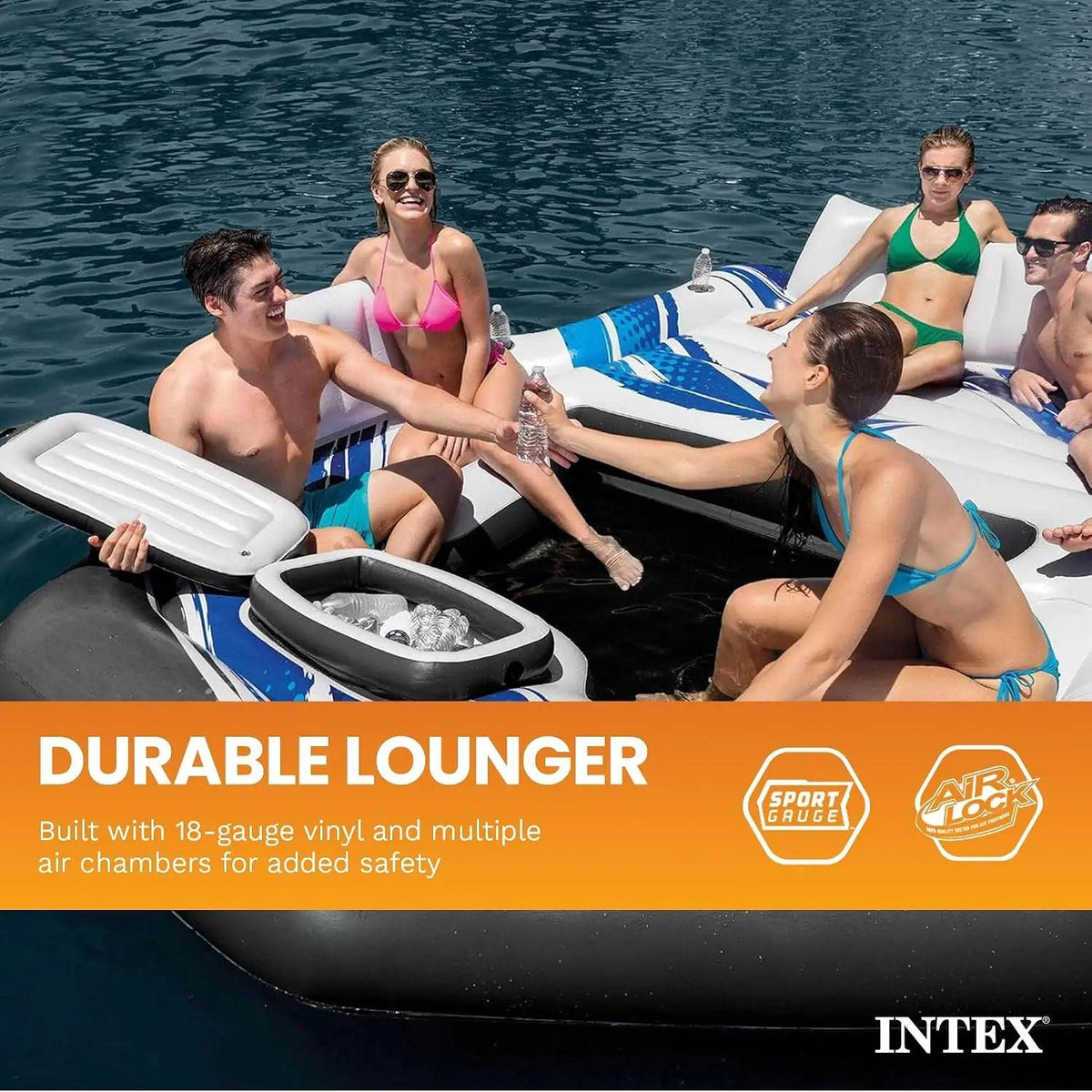 Inflatable Raft | 5 Person Capacity | Toylandeu™